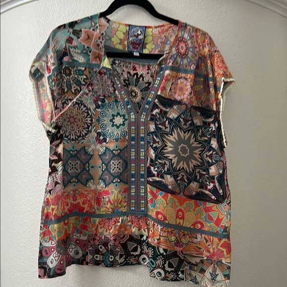 Colorful Women's Top- Johnny Was 4 pieces - Picture 4 of 6